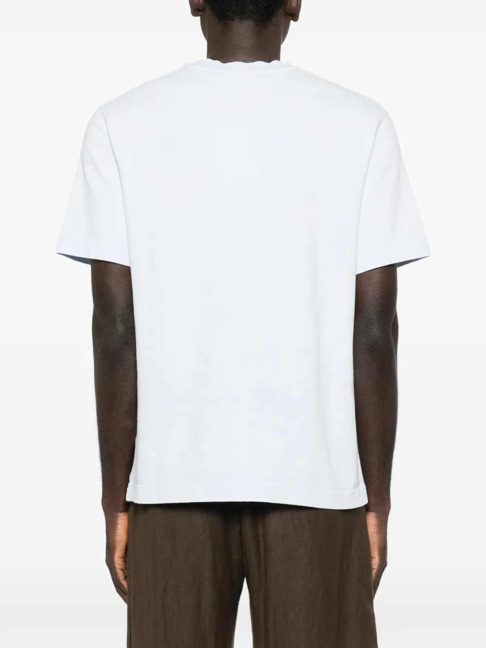 Jacquemus T-shirt met logopatch Blauw