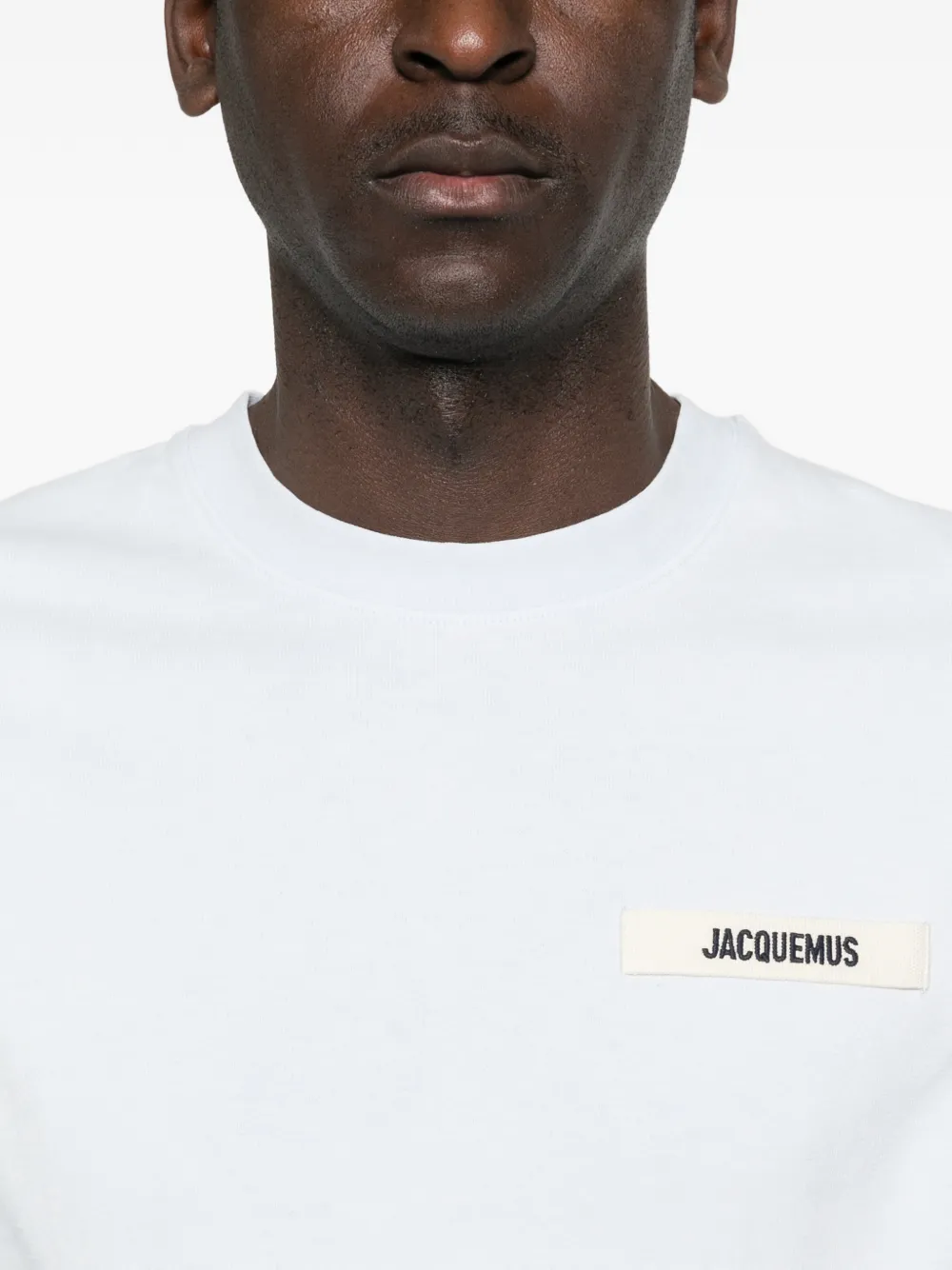 Jacquemus T-shirt met logopatch Blauw
