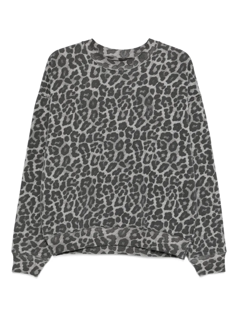 ANINE BING leopard-print sweatshirt | Grey | Image 1