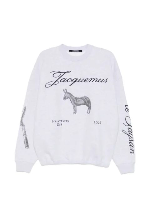 Jacquemus graphic-print jacquard sweatshirt
