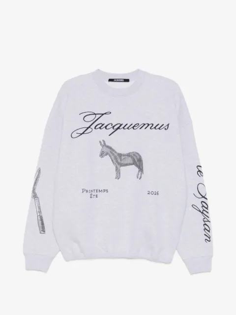 Jacquemus graphic-print jacquard sweatshirt