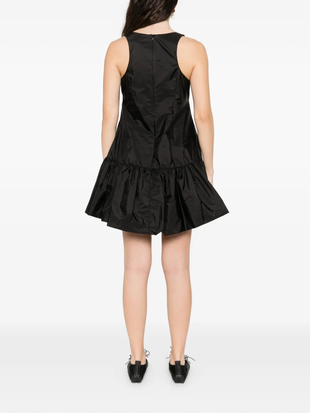 tapered peplum mini dress