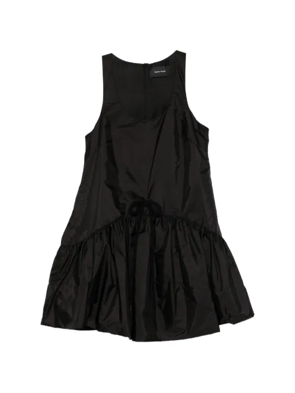 Simone Rocha Tapered Peplum Mini Dress - Black