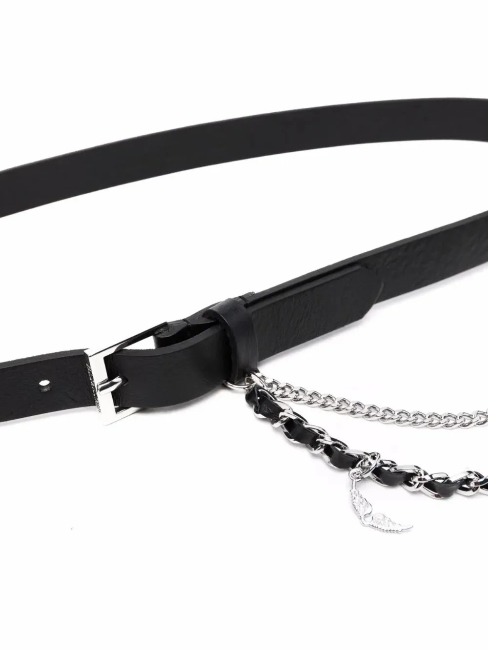 Zadig&Voltaire Leren riem - Zwart
