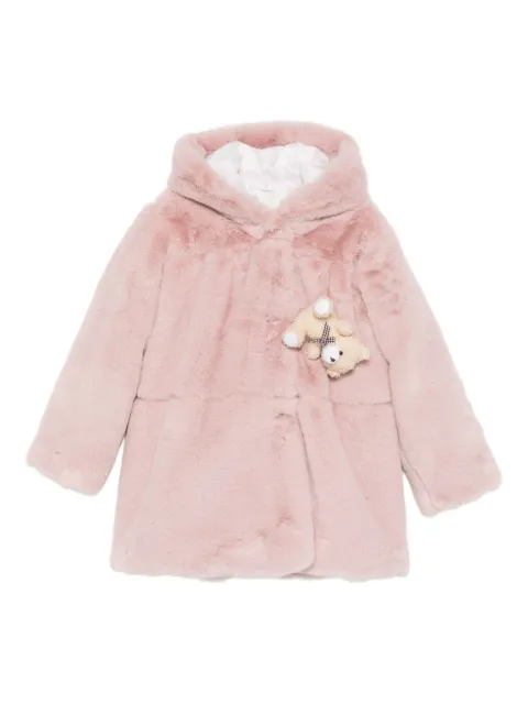 Miss Grant Kids manteau Teddy en fourrure artificielle
