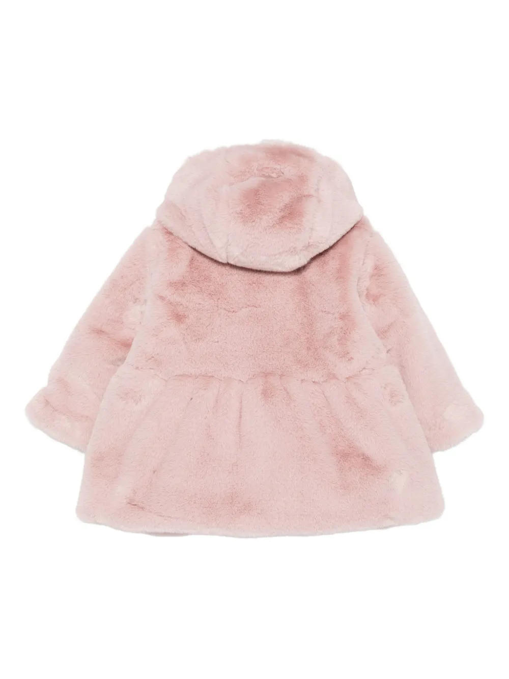 Miss Grant Kids Jas met capuchon met berenoren Roze