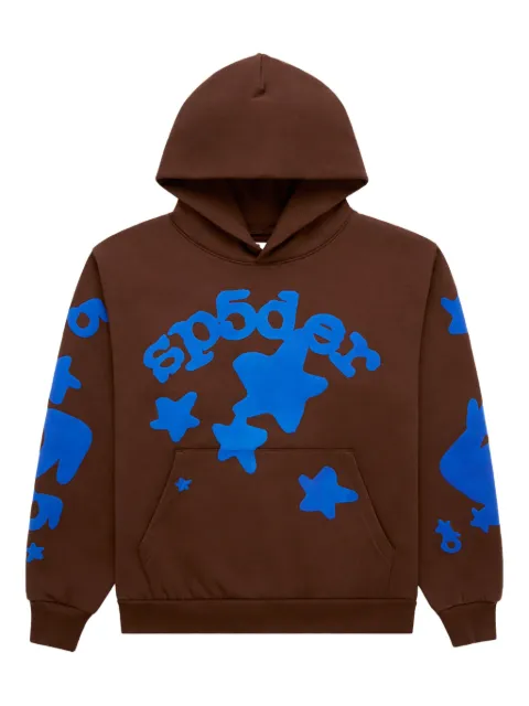 SP5DER Beluga star-print hoodie