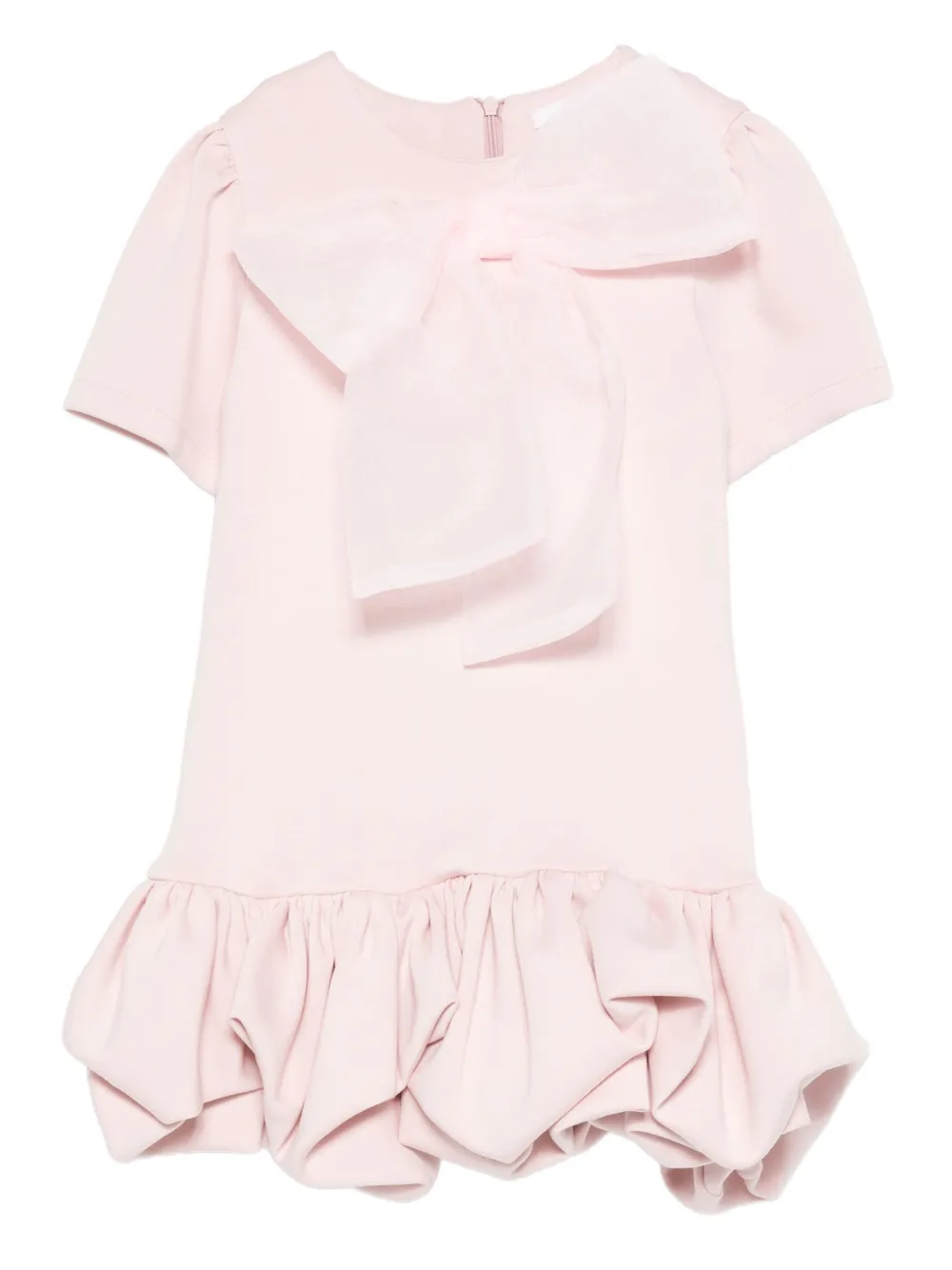 Miss Grant Kids リボン バルーンドレス - ピンク Miss Grant Kids リボン バルーンドレス - ピンク