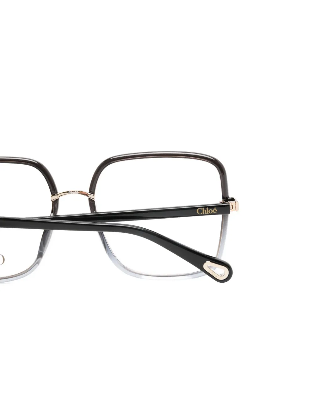 Chloé Square Frame Glasses In Black