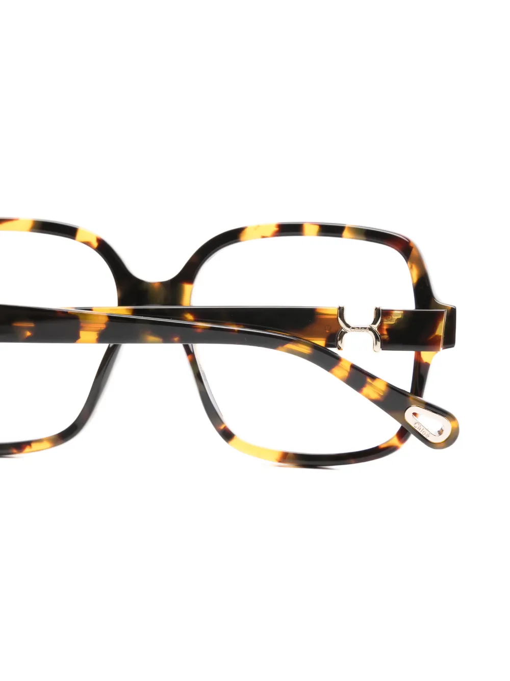 Chloé Geometric Frame Glasses In Multi