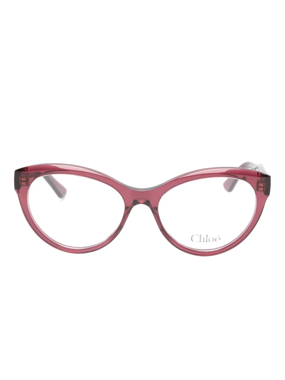Chloé Eyewear cat-eye frame glasses | Pink | Image 1