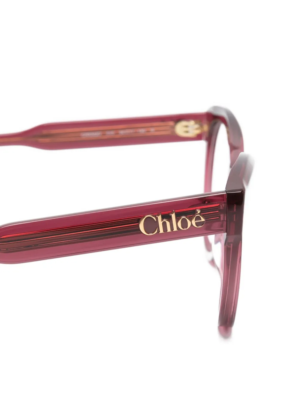 Chloé Eyewear Bril met cat-eye montuur Roze