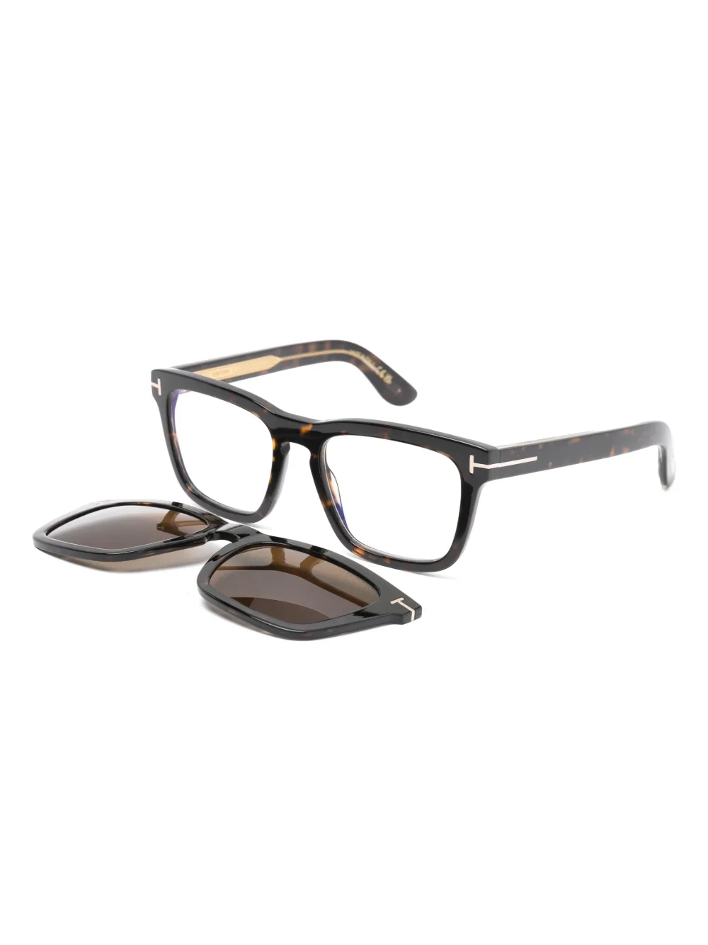 TOM FORD Eyewear Icon rectangle-frame glasses | Men | Image 2