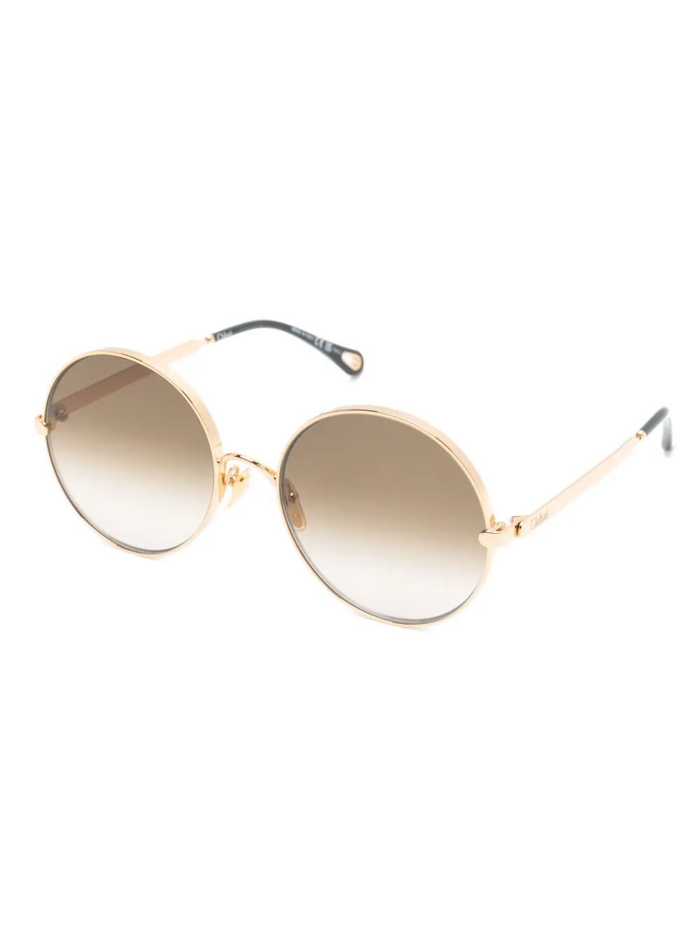Chloé Eyewear round-frame sunglasses - Goud