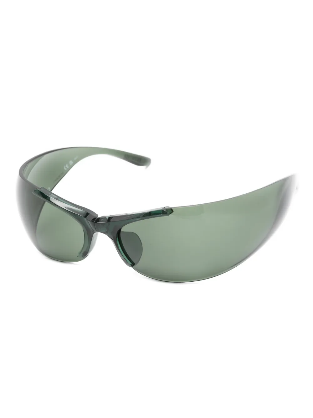 Balenciaga Eyewear BB0454S oval-frame sunglasses - Groen