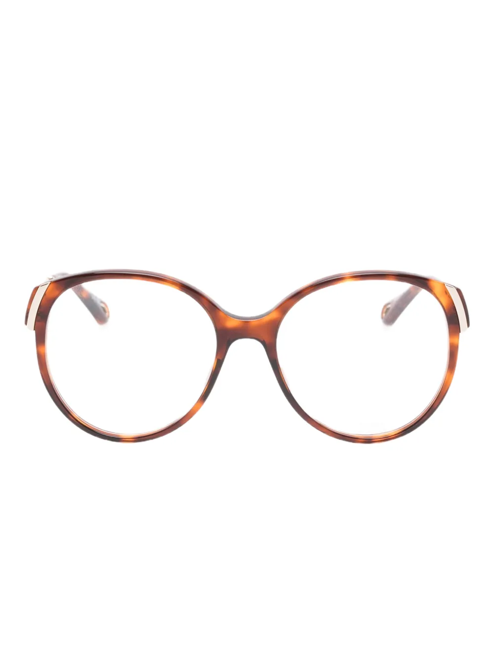 Chloé Eyewear round-frame glasses | Brown | Image 1