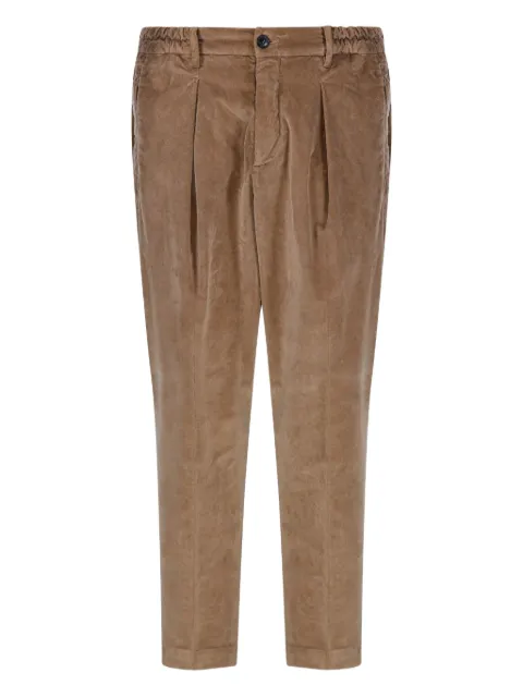 Entre Amis elasicated-waist trousers
