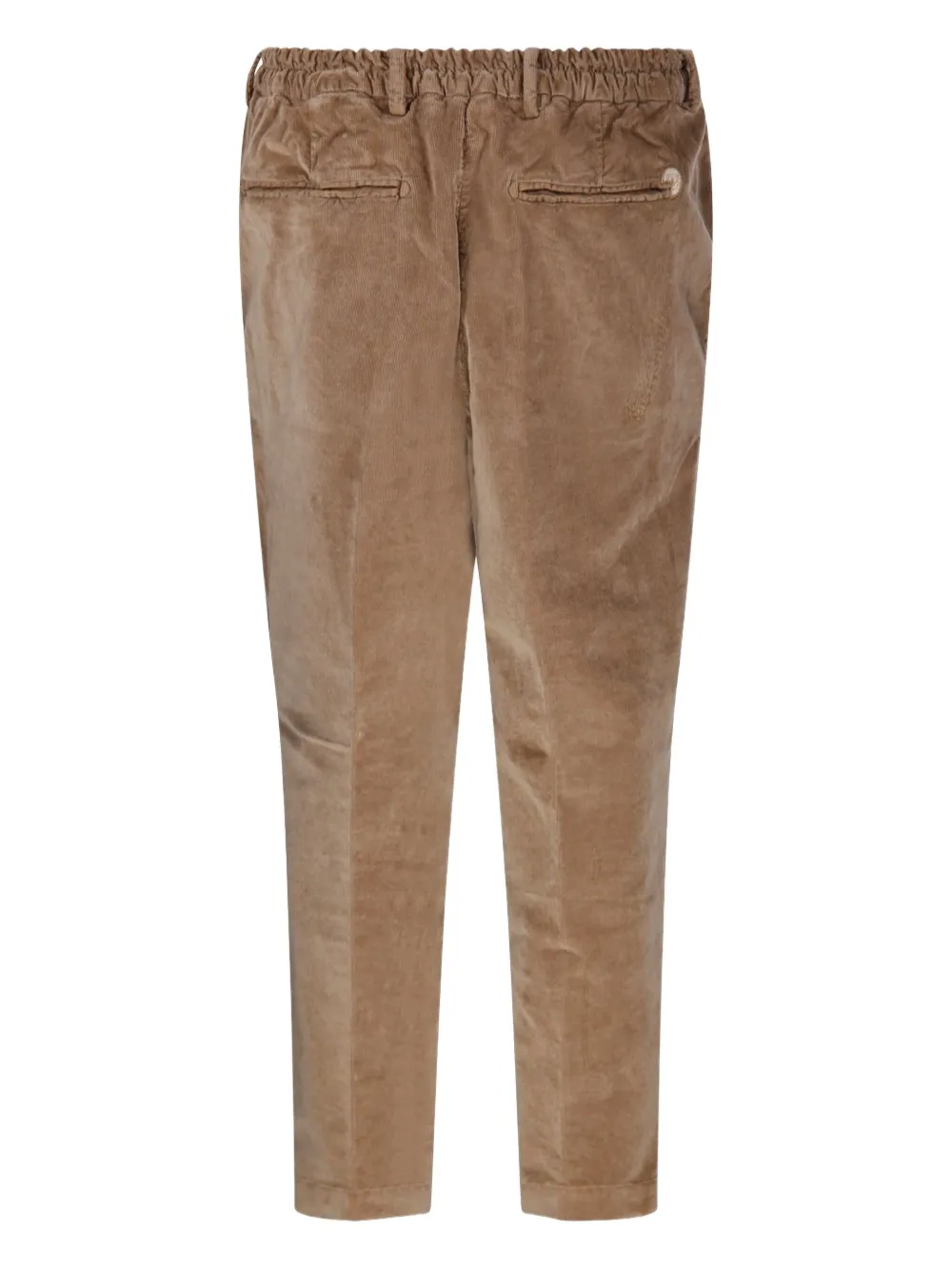 Entre Amis elasicated-waist trousers - Bruin