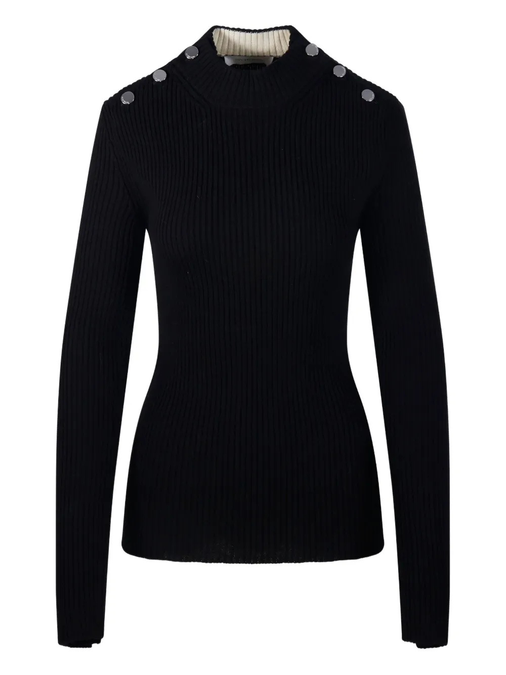 Sportmax Maglione a coste Renania - Nero