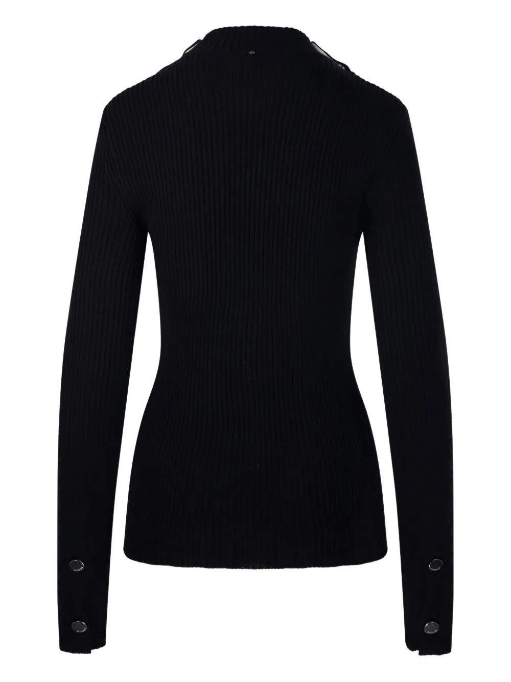 Sportmax Renania geribbelde trui Zwart