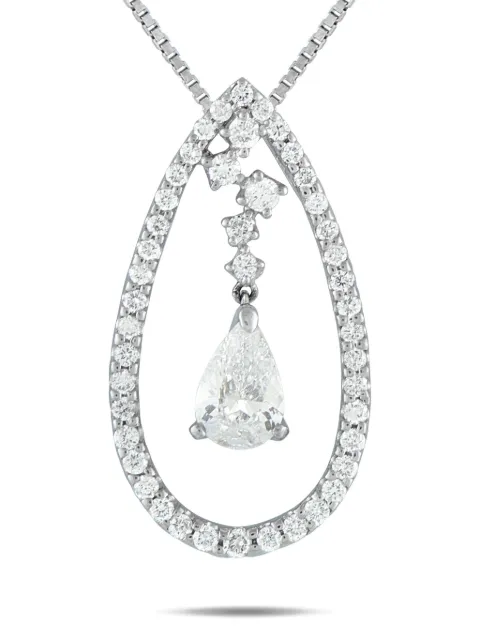 LB Exclusive platinum diamond necklace
