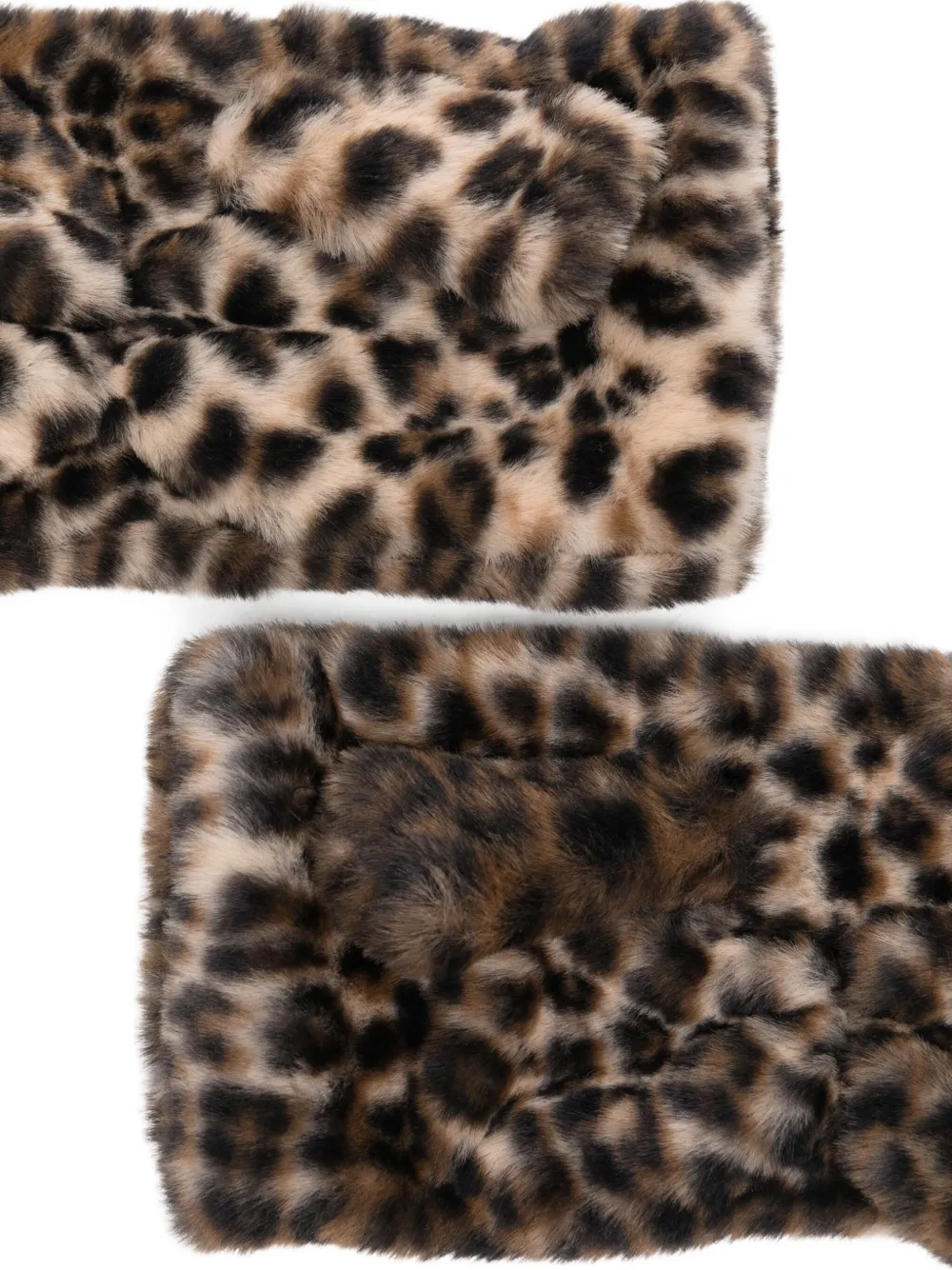 Alpo Handschoenen met luipaardprint Bruin
