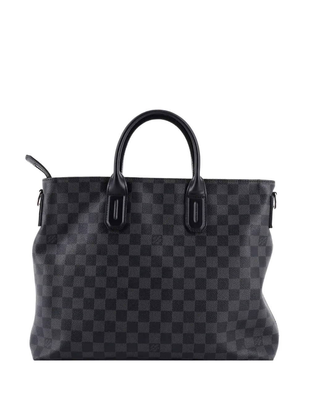 Pre-owned Louis Vuitton 7 Days A Week Handbag Damier Graphite Tote Bag In Gray