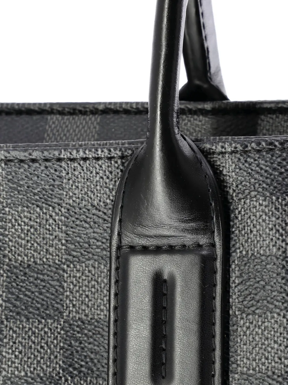 Pre-owned Louis Vuitton 7 Days A Week Handbag Damier Graphite Tote Bag In Gray