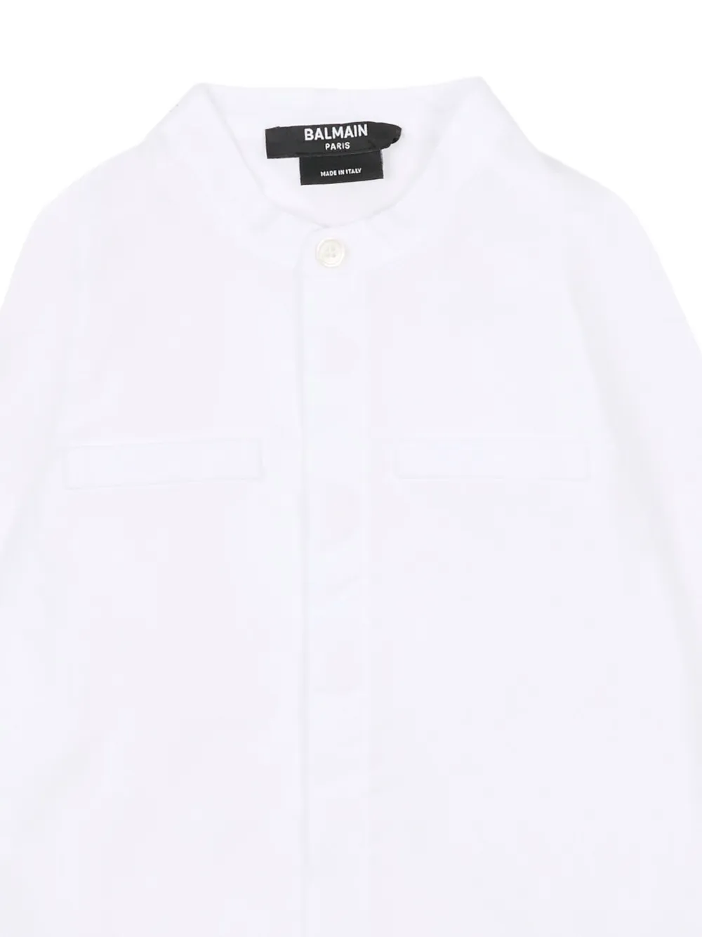 Balmain Long-sleeve Shirt In White
