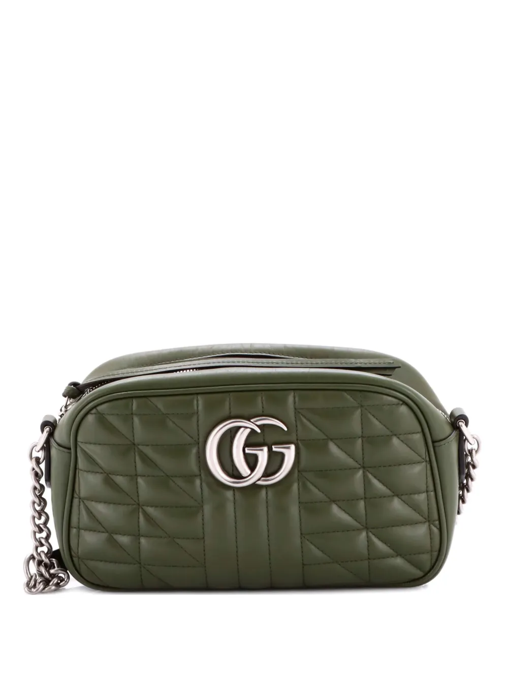 Gucci Pre-Owned GG Marmont Shoulder Bag Mixed Matelasse Leather Small