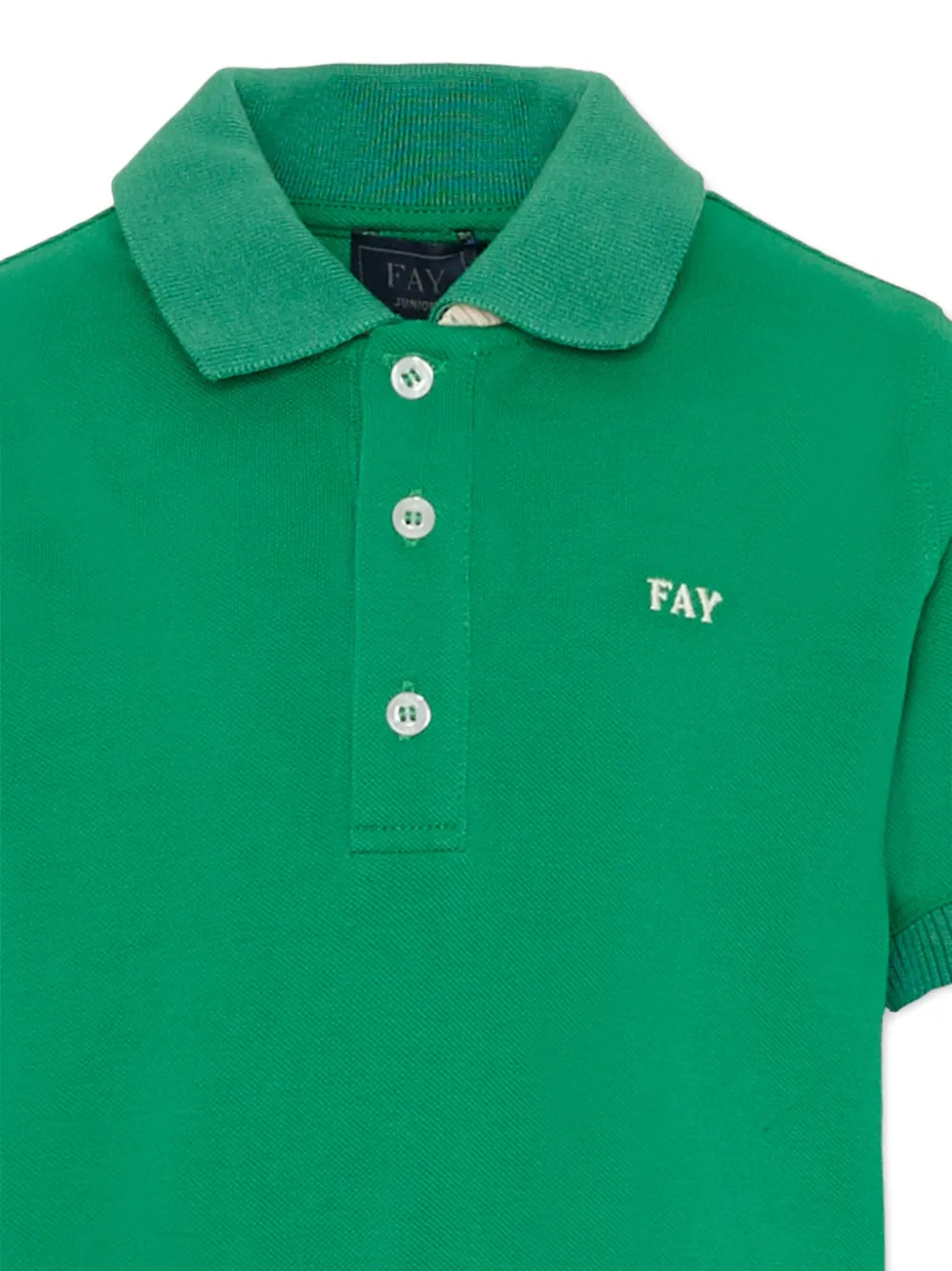 Fay Kids Poloshirt met korte mouwen Groen
