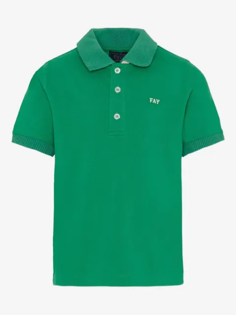 Fay Kids short-sleeved polo shirt 