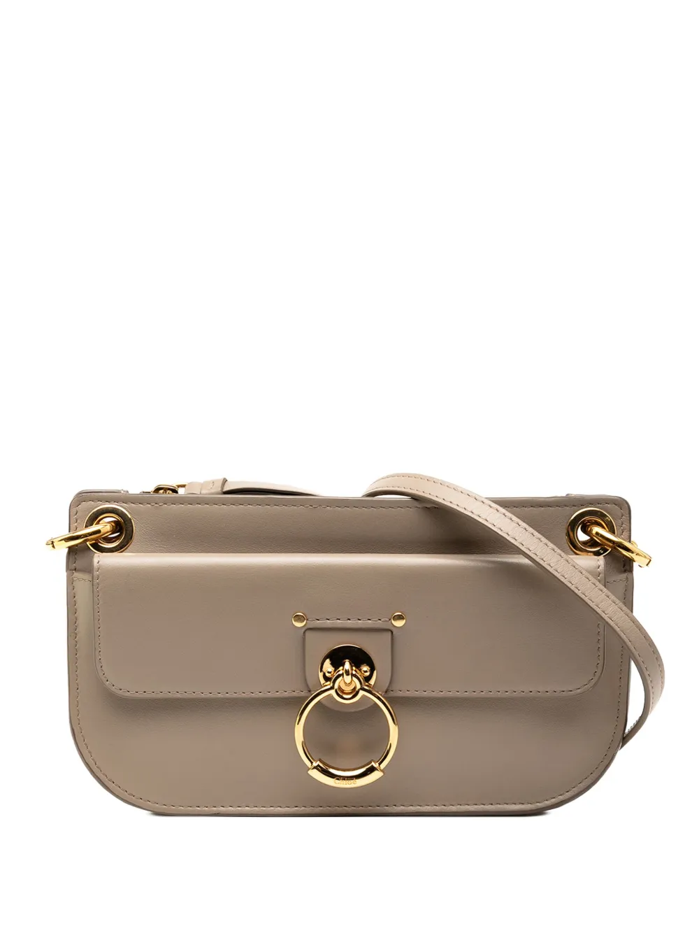 Chloé Pre-Owned 2020 Mini Leather Tess Chain crossbody bag | Brown | Image 1