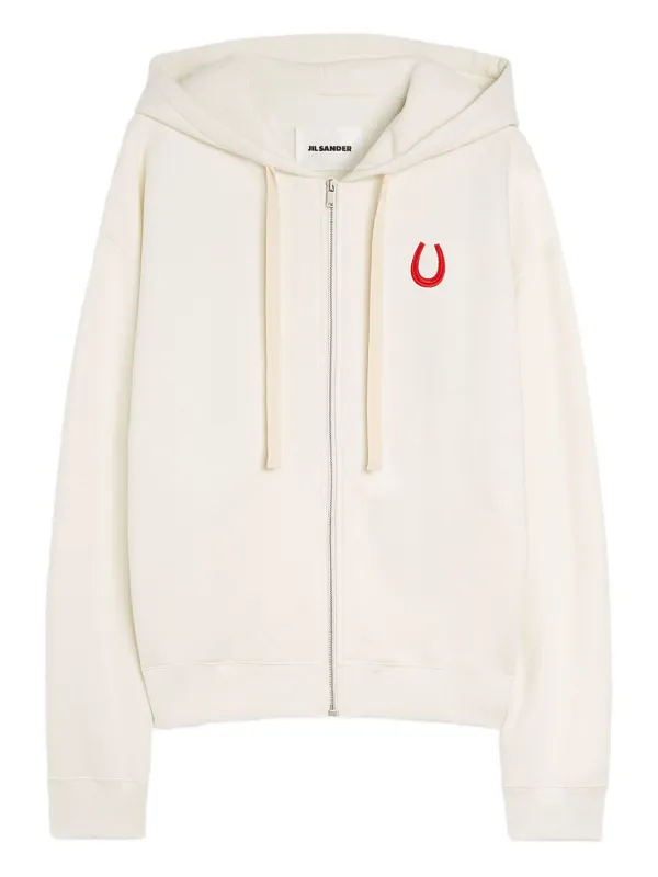 Jil Sander ジップアップ スウェットシャツ | ニュートラル | FARFETCH JP