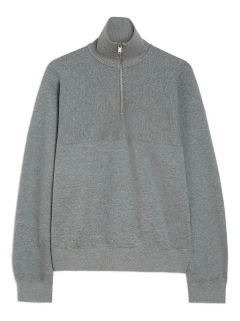 Jil Sander sweat zippé à col montant