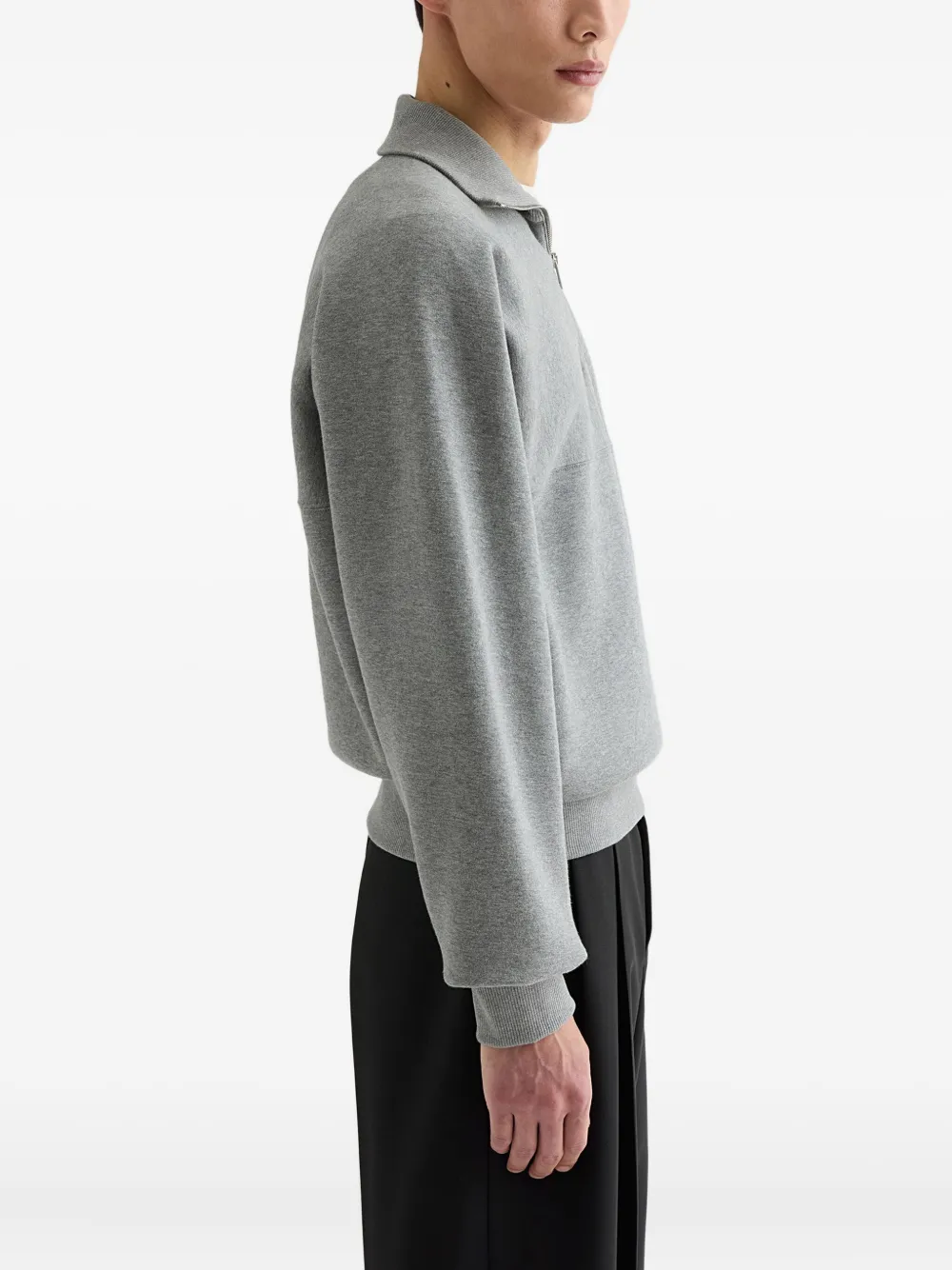 Jil Sander Felpa a collo alto con zip | Felpe | Image 2