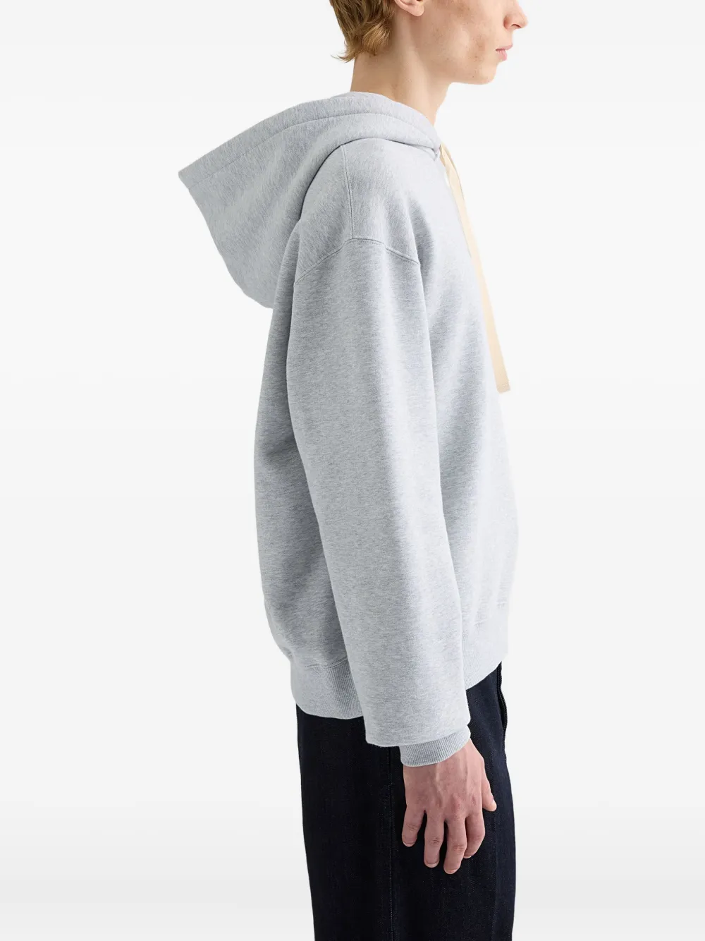 Jil Sander Moletom com capuz e detalhe de logo | Moletom | Image 2