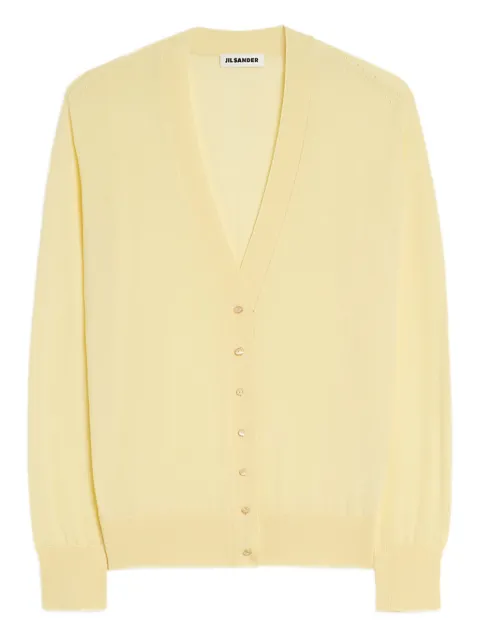 Jil Sander cárdigan con cuello en V