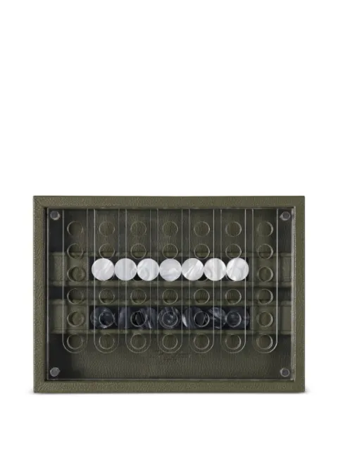 Hector Saxe Four In a Row leather game set