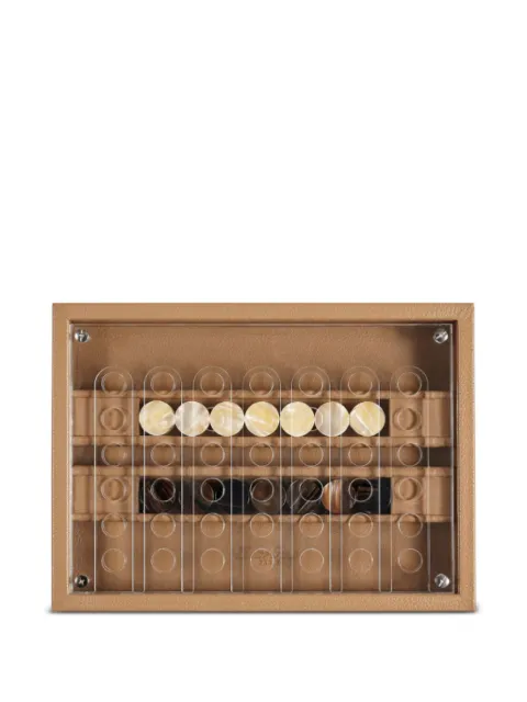 Hector Saxe Four In a Row leather game set