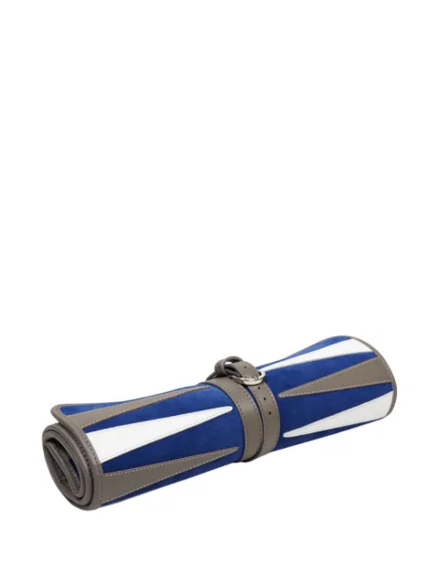 Hector Saxe leather travel backgammon (51cm x 28cm)