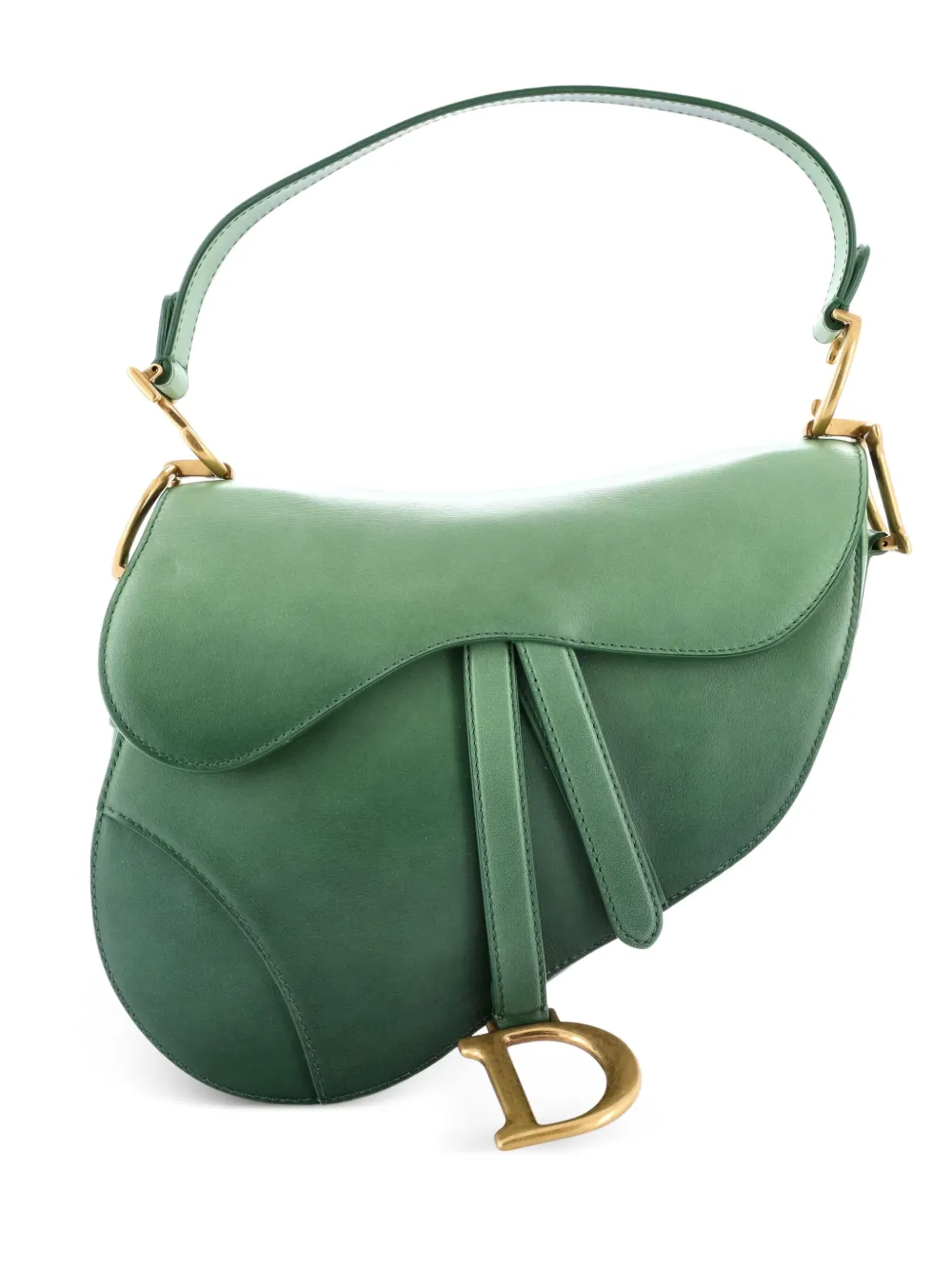 Christian Dior Pre-Owned Saddle Handbag Gradient Leather Medium