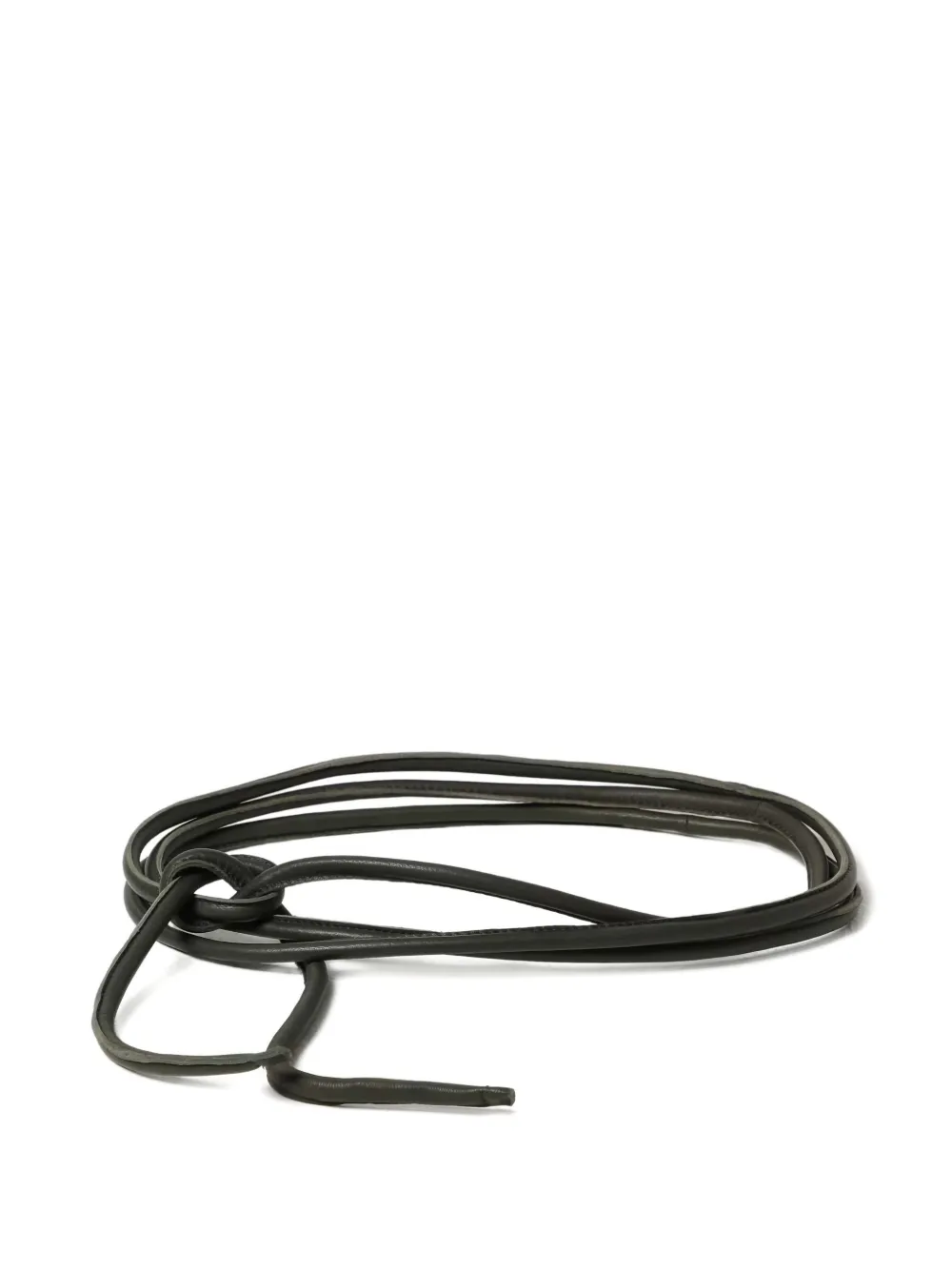 Furling By Giani Leather Belt In Black