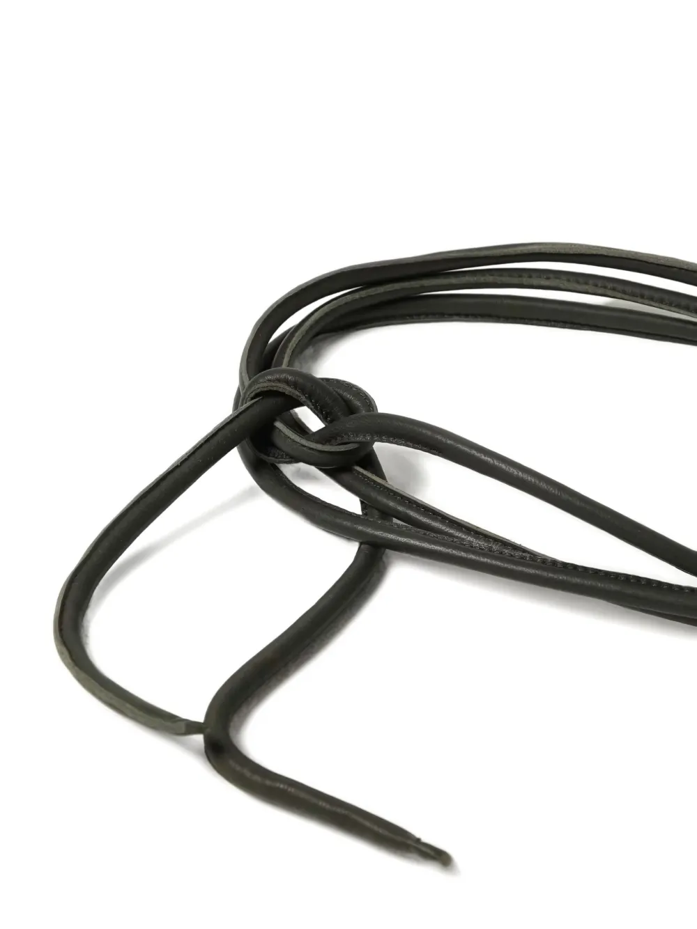 Furling By Giani Leather Belt In Black