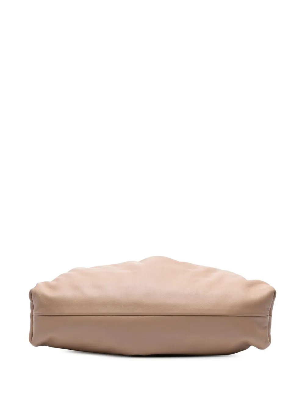 Pre-owned Bottega Veneta 2012-2025 Lambskin The Pouch Clutch Bag In Brown