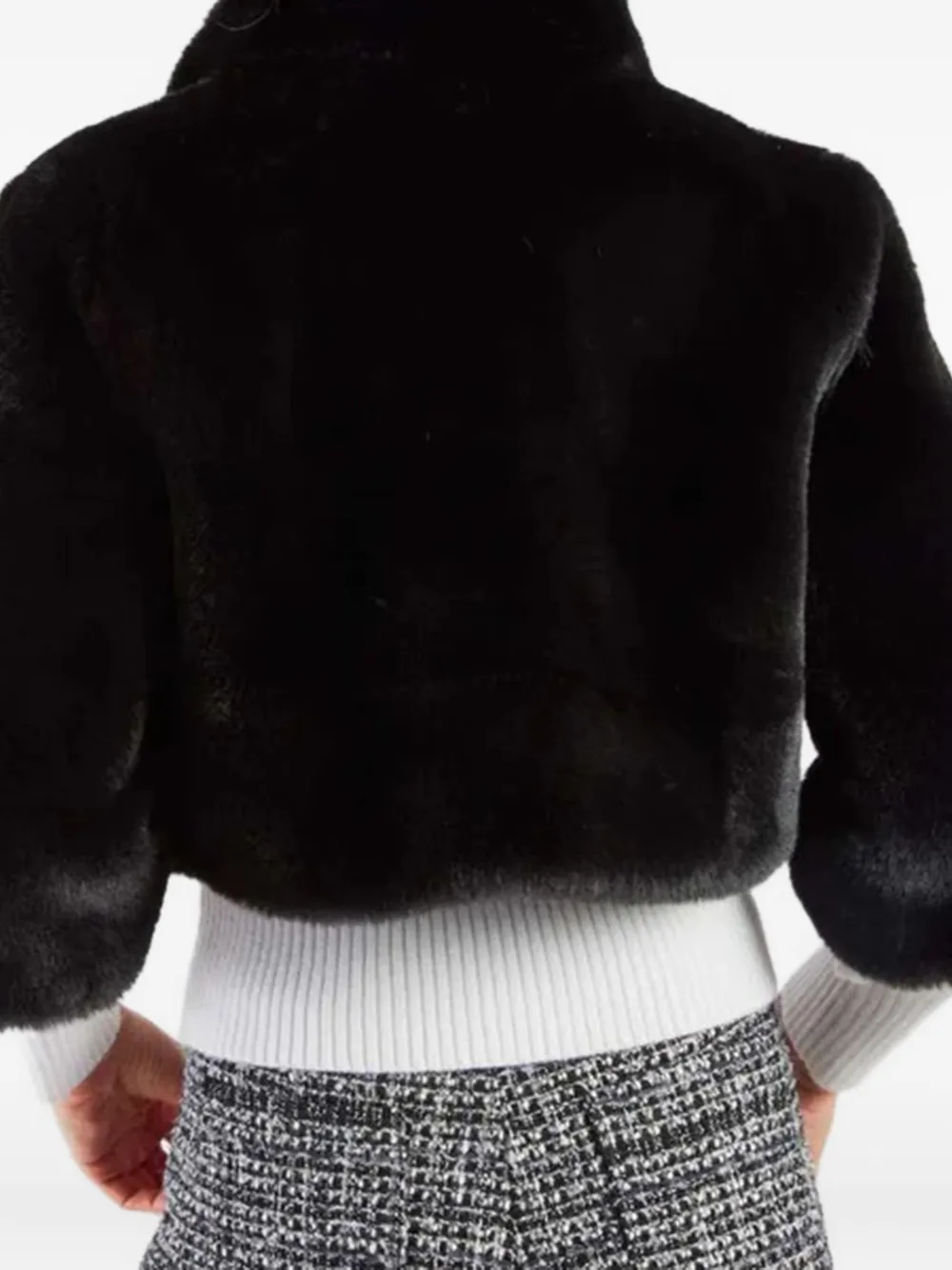 Derhy Crooped Jacket In Black