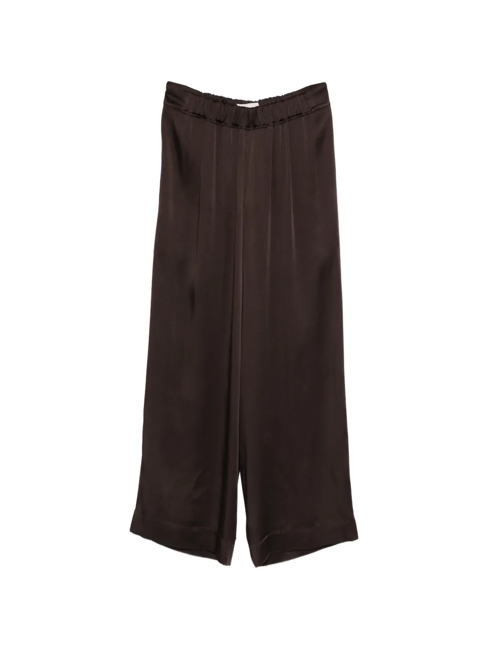 LIBEROWE pleated front palazzo trouser - Marrone