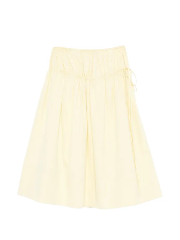 Liberowe Eve Silk Tie Skirt in Yellow
