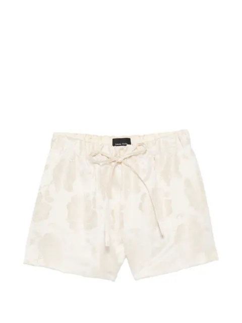 Simone Rocha elasticated rose shorts