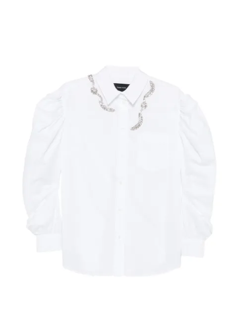 Simone Rocha draped sleeve shirt